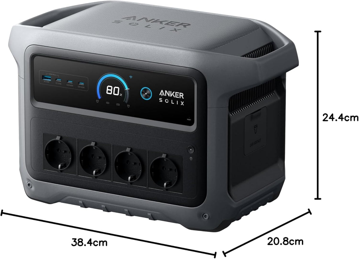 Anker SOLIX C1000 Gen 2 with AC charging cable, 2000W 1024Wh Power Station